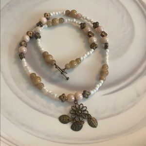 Handmade Beaded Necklace - NEW